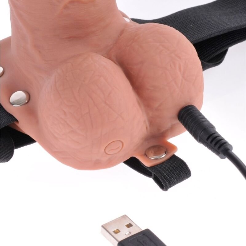 Fetish Fantasy Series - Harnais Réglable Pénis Réaliste Avec Balles Rechargeables Et Vibrateur 17,8 CM | SexDelice – Image 5