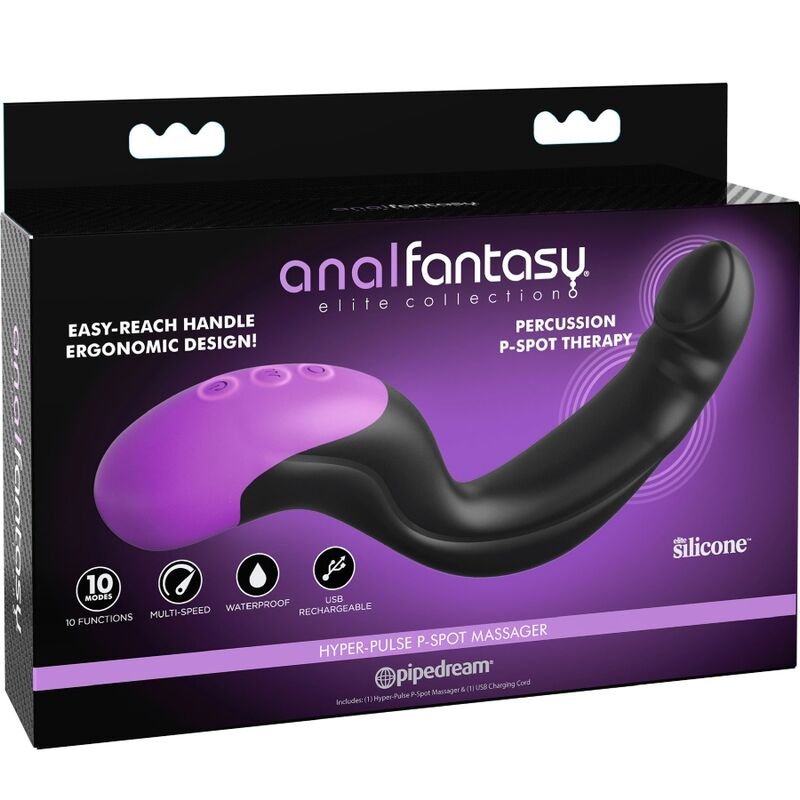 Masseur Anal P-Spot Hyper-Pulse - Silicone Ergonomique et Vibreur – Image 5