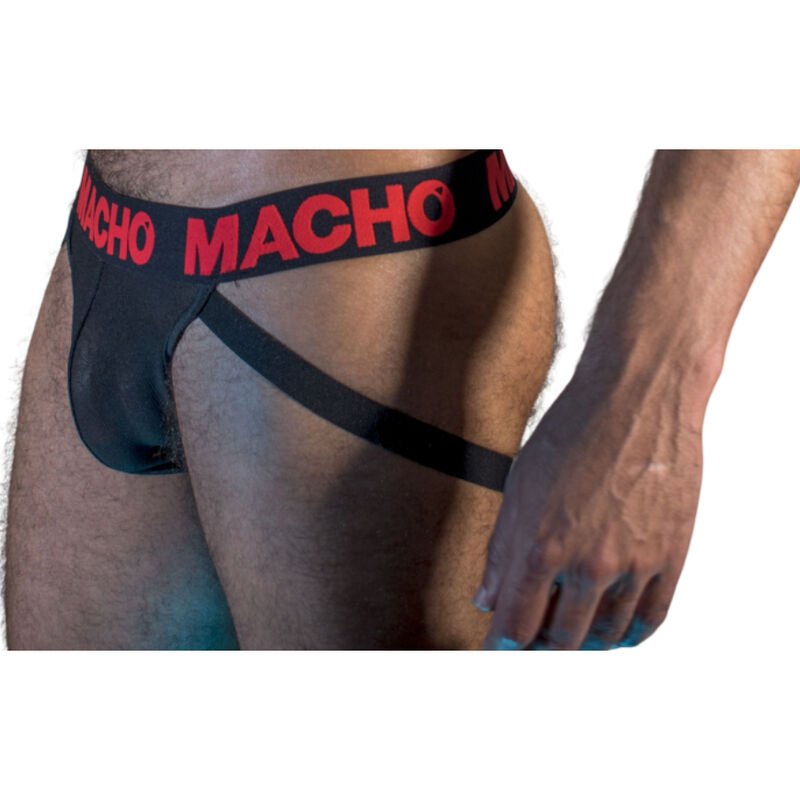 MACHO - MX26X2 JOCK NOIR/ROUGE L – Image 3