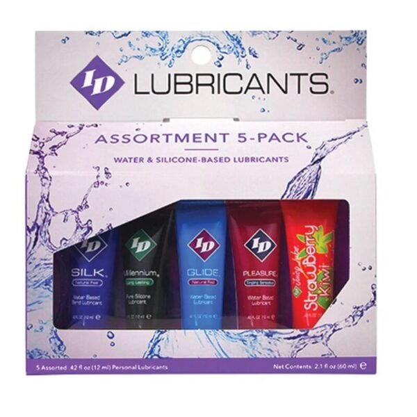 ID Juicy Lube - 5PC Lubrifiant Tube 12 ML Assortiment | SexDelice