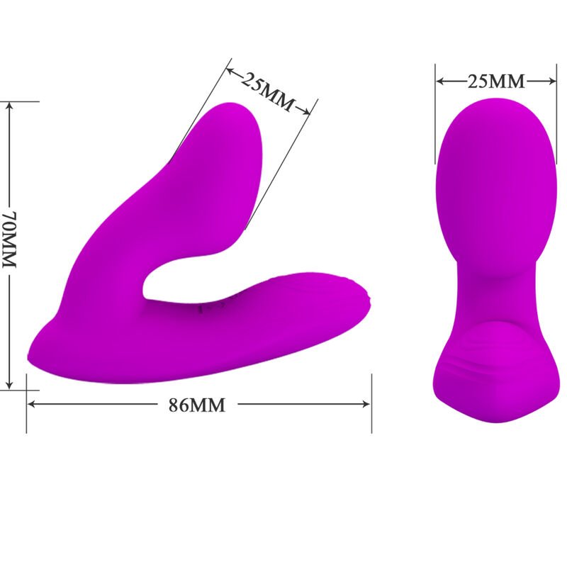 PRETTY LOVE - MASSEUR DE CLITORIS MELVIN AVEC TÉLÉCOMMANDE – Image 9