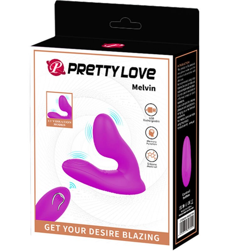 PRETTY LOVE - MASSEUR DE CLITORIS MELVIN AVEC TÉLÉCOMMANDE – Image 10