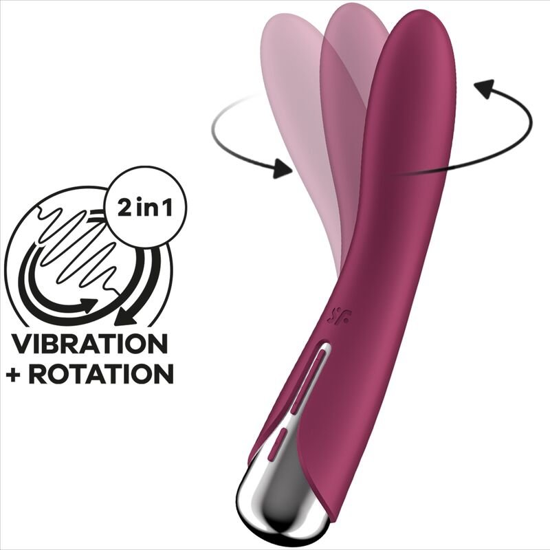 Satisfyer - Spinning Vibe 1 Vibrateur Rotateur G-Spot Rouge | SexDelice – Image 7