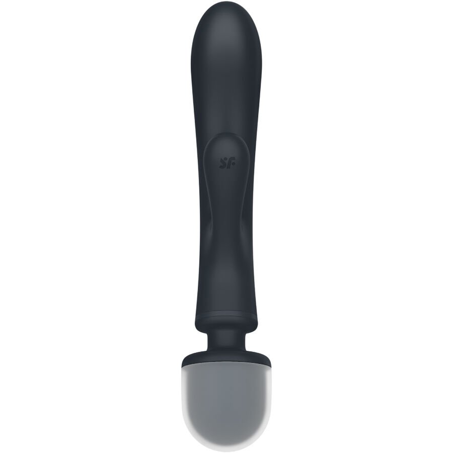 SATISFYER - MASSEUR VIBRATEUR LAPIN TRIPLE LOVER GRIS – Image 5