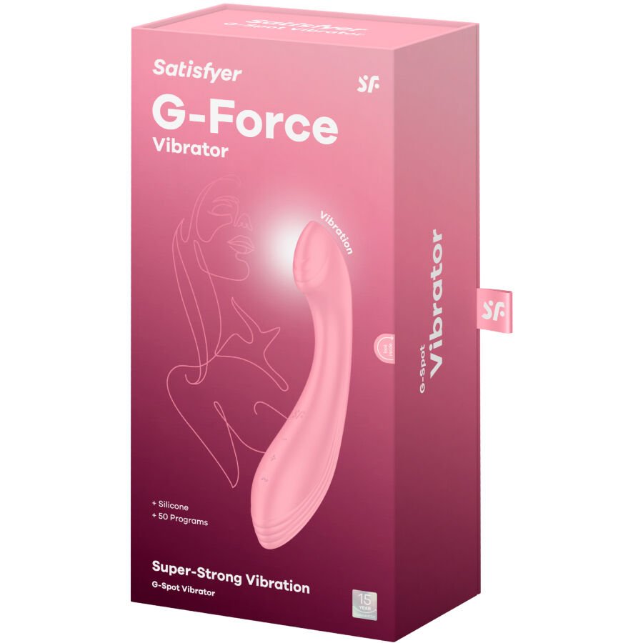 SATISFYER - STIMULATEUR VIBRATEUR G-FORCE G-SPOT ROSE – Image 7