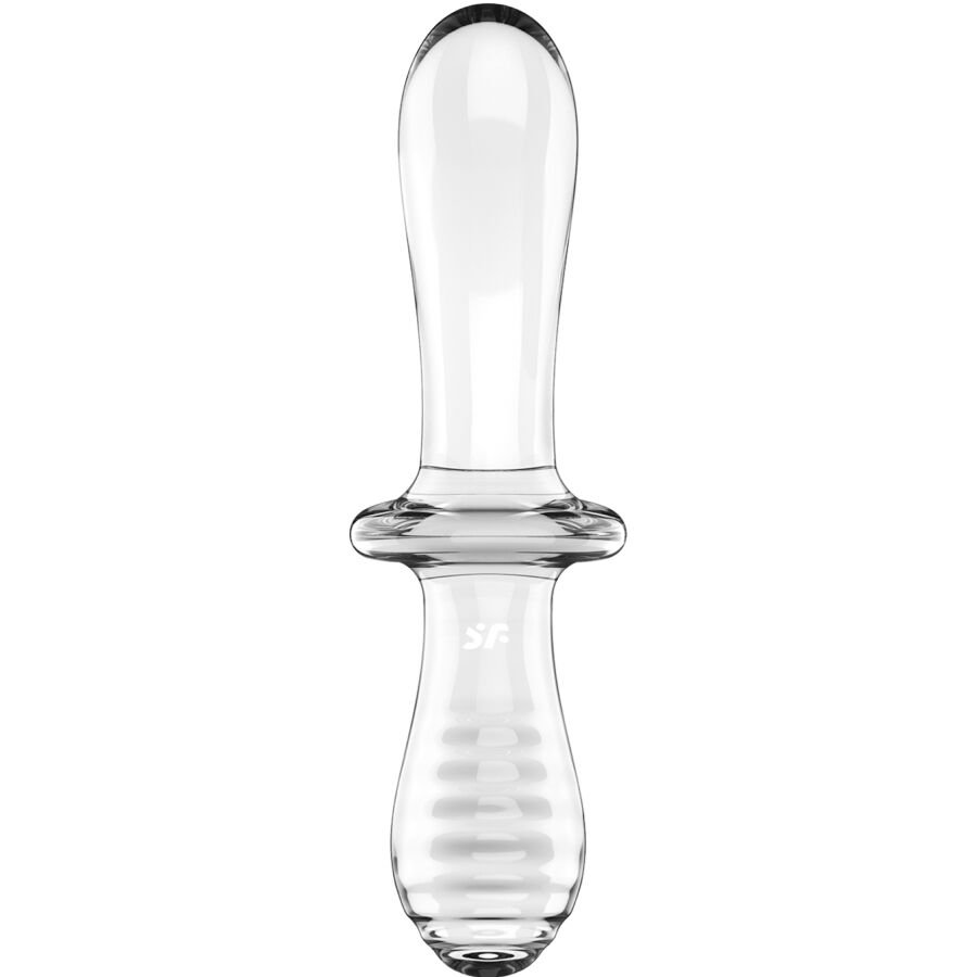SATISFYER - GODE DOUBLE CRISTAL TRANSPARENT – Image 4
