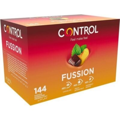 Préservatifs Adapta Fussion 3 Saveurs Chocolat Pêche Menthe x144