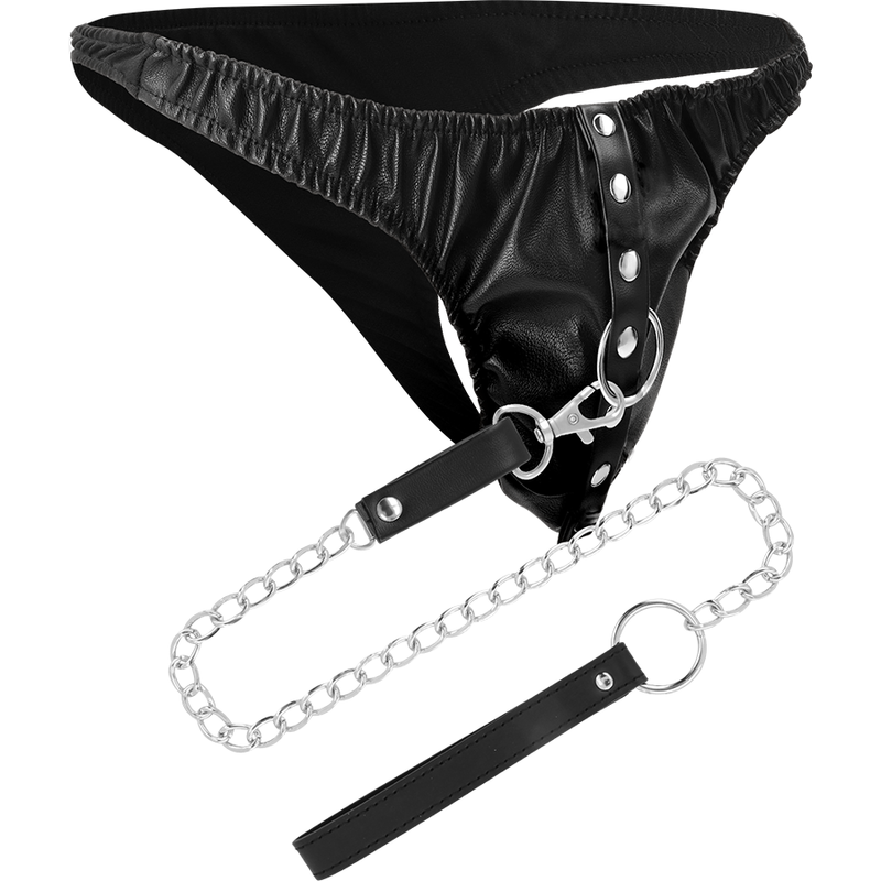 Darkness - Culotte Noir Avec Laisse | SexDelice – Image 4
