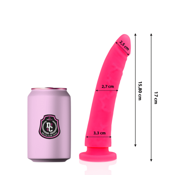 Gode réaliste rose 17 cm silicone médical