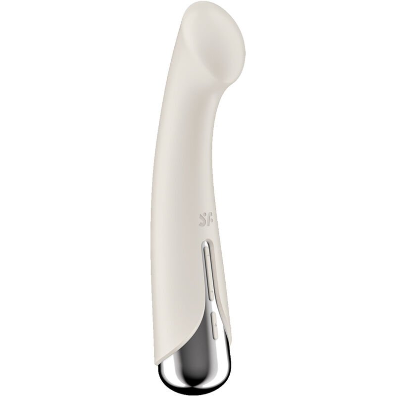 SATISFYER - SPINNING G-SPORT 1 VIBRATEUR ROTATOR BEIGE – Image 3