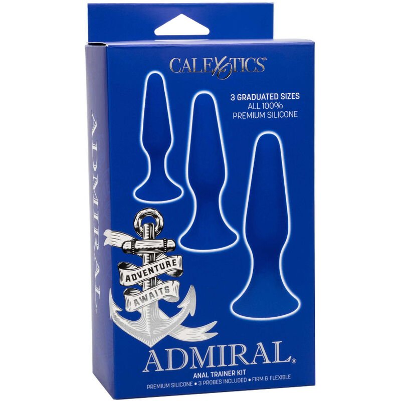 CALEXOTICS - ADMIRAL KIT 3 PLUG ANAL BLEU – Image 5