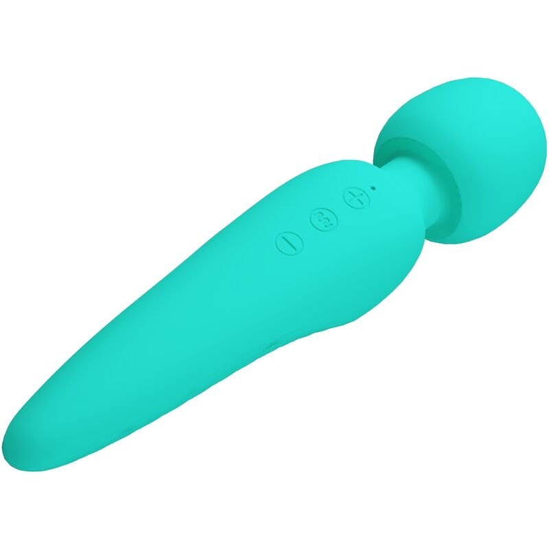 PRETTY LOVE - MASSEUR MEREDITH 12 MODES DE VIBRATION VERT AQUA – Image 3