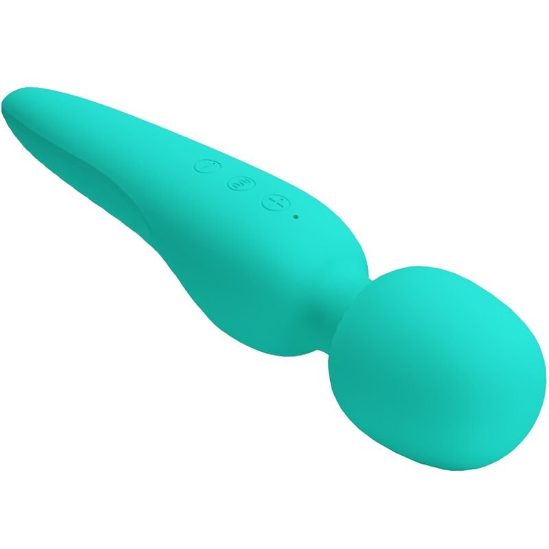 PRETTY LOVE - MASSEUR MEREDITH 12 MODES DE VIBRATION VERT AQUA – Image 6