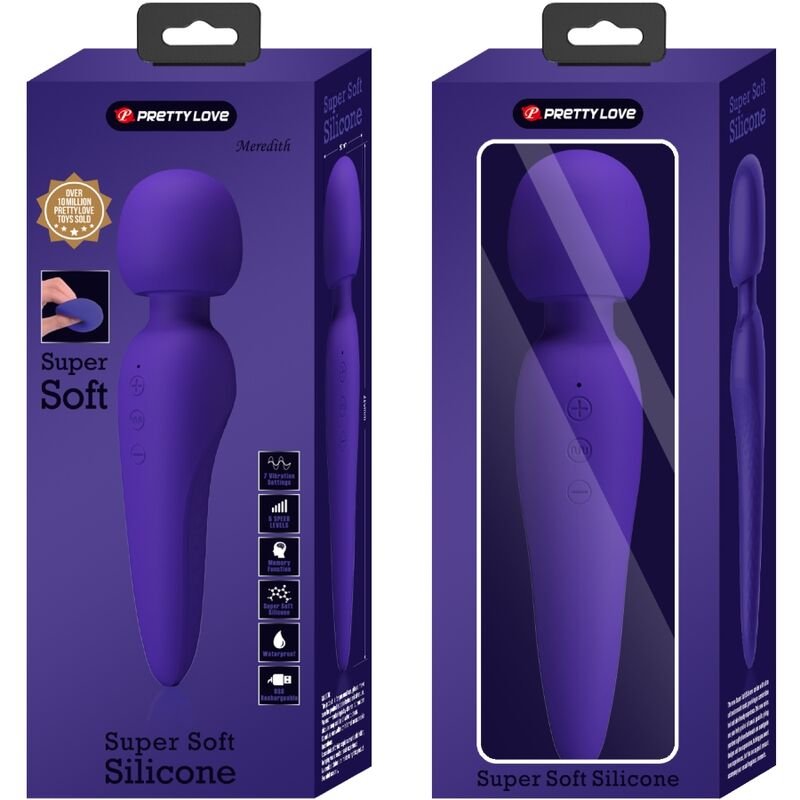 PRETTY LOVE - MASSEUR MEREDITH 12 MODES DE VIBRATION VIOLET – Image 10