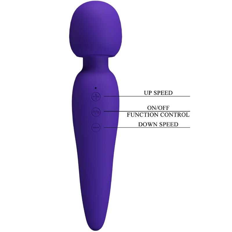 PRETTY LOVE - MASSEUR MEREDITH 12 MODES DE VIBRATION VIOLET – Image 8