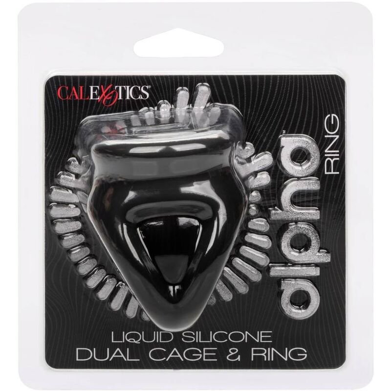 CALEXOTICS - ALPHA BAGUE DUAL CAGE NOIR – Image 3