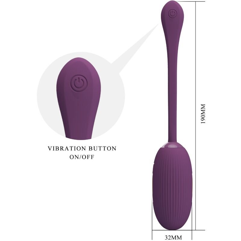 Pretty Love - Doreen Oeuf Vibrant Rechargeable Violet | SexDelice – Image 5
