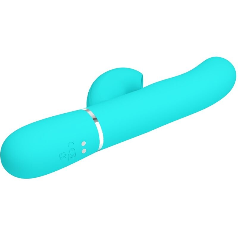 PRETTY LOVE - PERLITA VIBRATEUR MULTIFONCTION 3 EN 1 POINT G VERT AQUA – Image 5