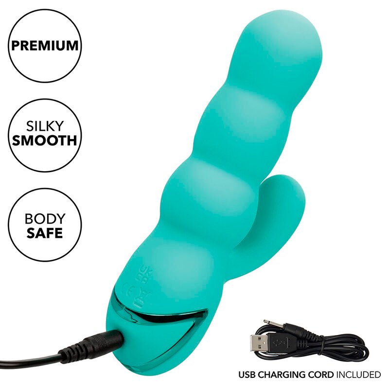 CALEXOTICS - VIBRATEUR DEL MAR DIVA RABBIR AQUA GREEN PAR CALIFORNIA DREAMING – Image 13
