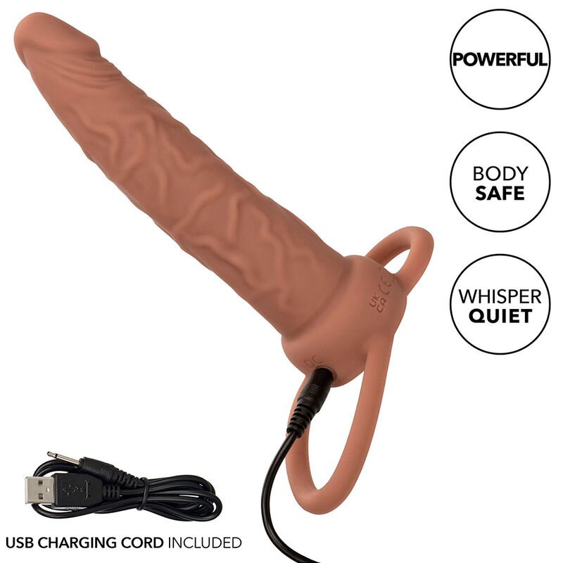 CALEXOTICS - PERFORMANCE MAXX RECHARGEABLE DOUBLE PÉNÉTRATEUR PEAU BRUN – Image 15