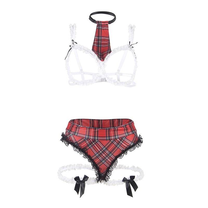 Subblime - Costume D'Écolière Sexy Avec Soutien-Gorge L/xl | SexDelice – Image 5