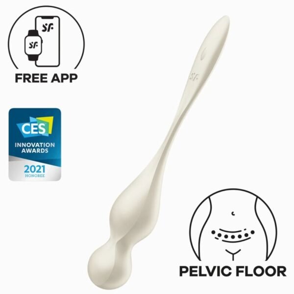 Satisfyer - Balles Vibrantes De Kegel Love Birds Blanches | SexDelice