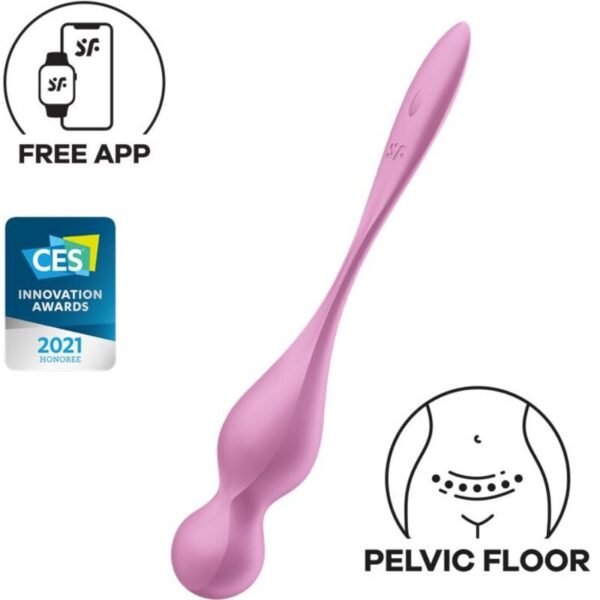 Satisfyer - Balles Vibrantes De Kegel Love Birds Rose | SexDelice
