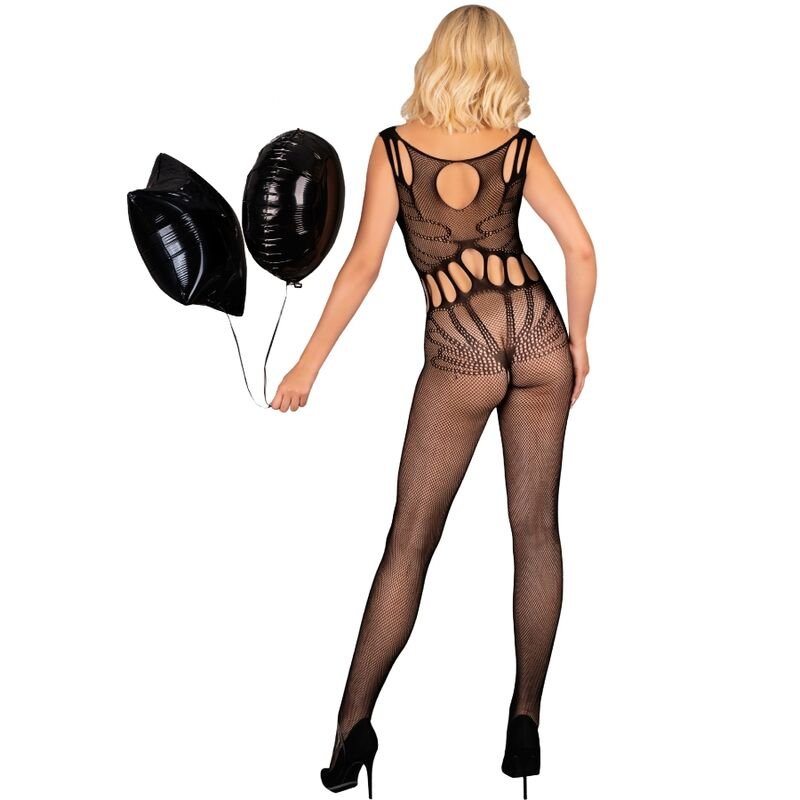 Livco Corsetti Fashion - Amahil Bodystocking Sans Crotchless Noir Taille Unique | SexDelice – Image 3