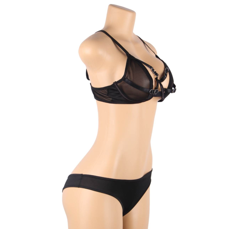 Subblime - Ensemble De Deux Pièces Soutien-Gorge Et Bandes Transparentes S/m | SexDelice – Image 8