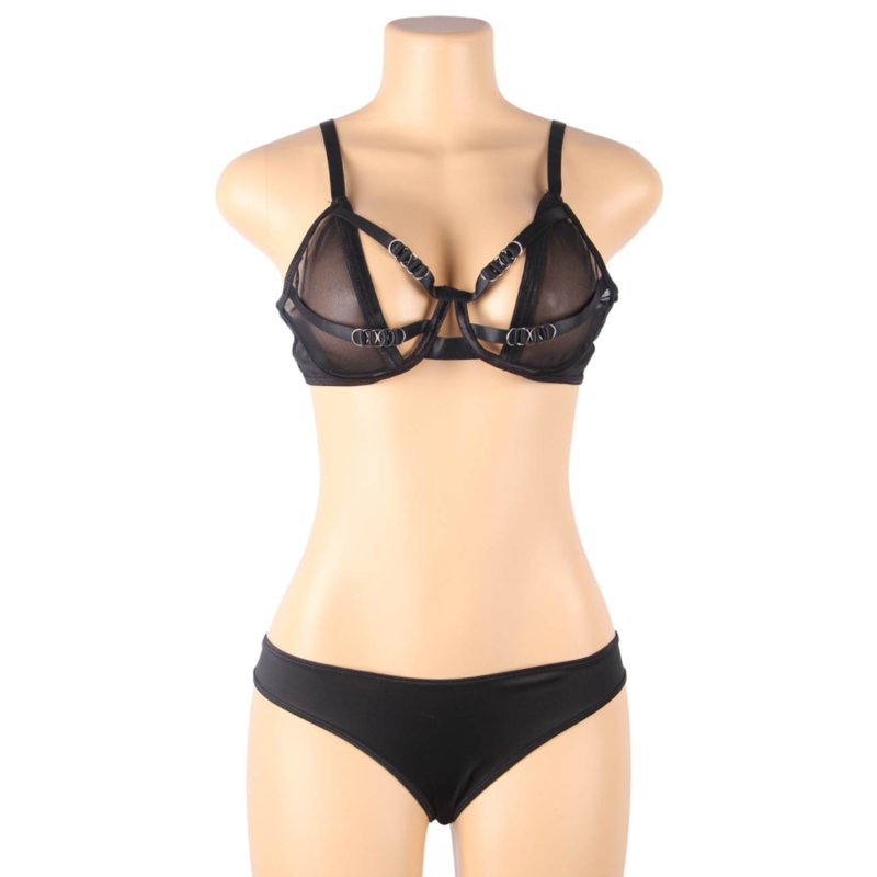 Subblime - Ensemble De Deux Pièces Soutien-Gorge Et Bandes Transparentes S/m | SexDelice – Image 10