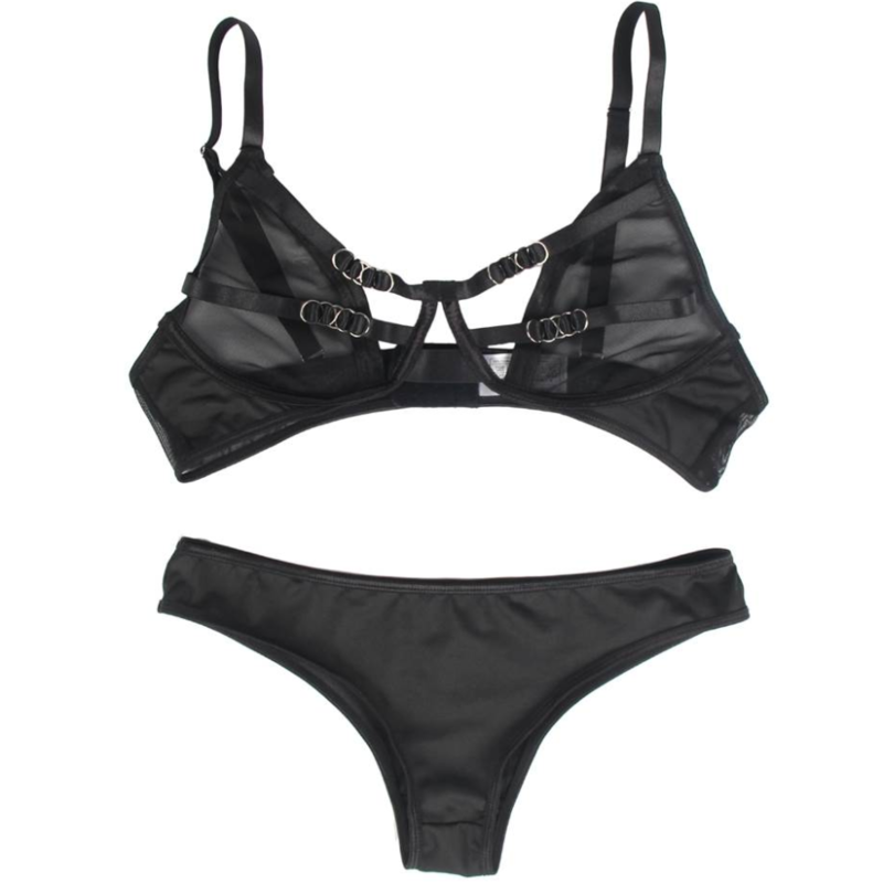 Subblime - Ensemble De Deux Pièces Soutien-Gorge Et Bandes Transparentes S/m | SexDelice – Image 12
