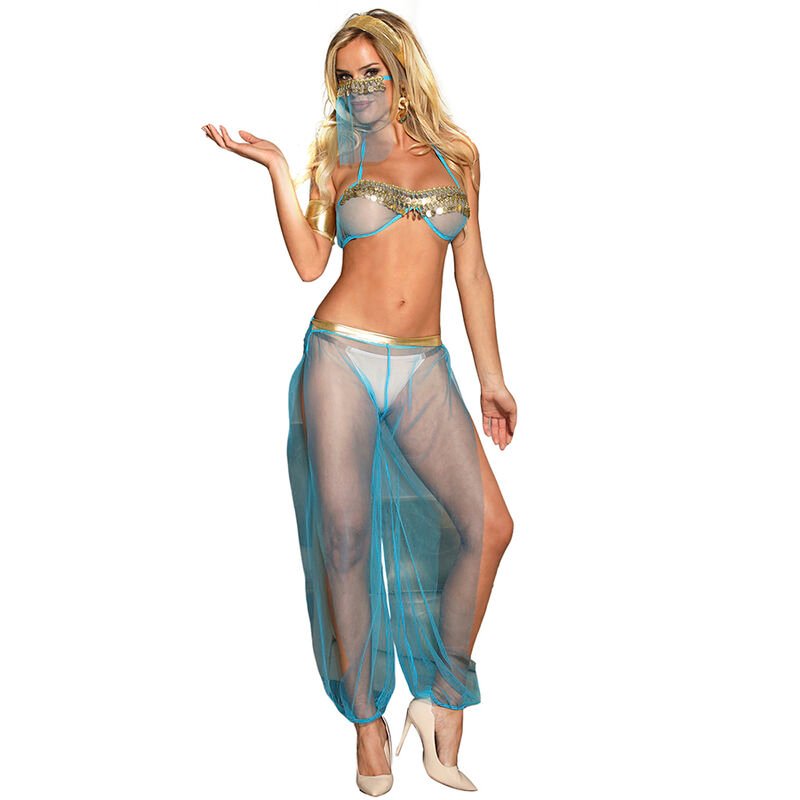 Subblime - Ensemble Lingerie Bleu Style Indien L/xl | SexDelice – Image 3
