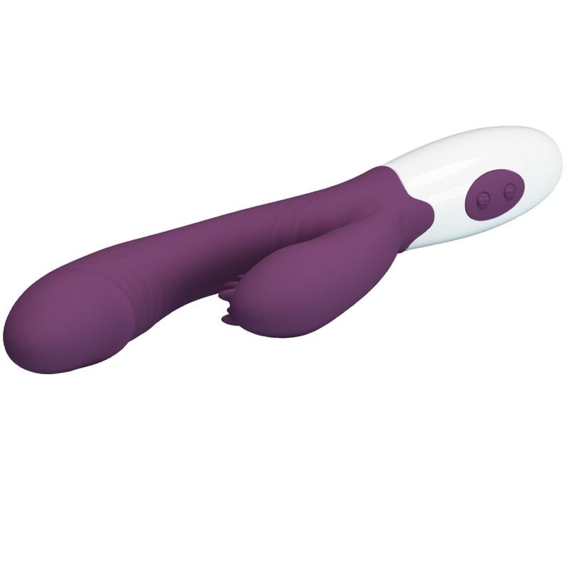 PRETTY LOVE - ANDRE VIBRATEUR RABBIT & STIMULATEUR DE POINT G VIOLET – Image 7