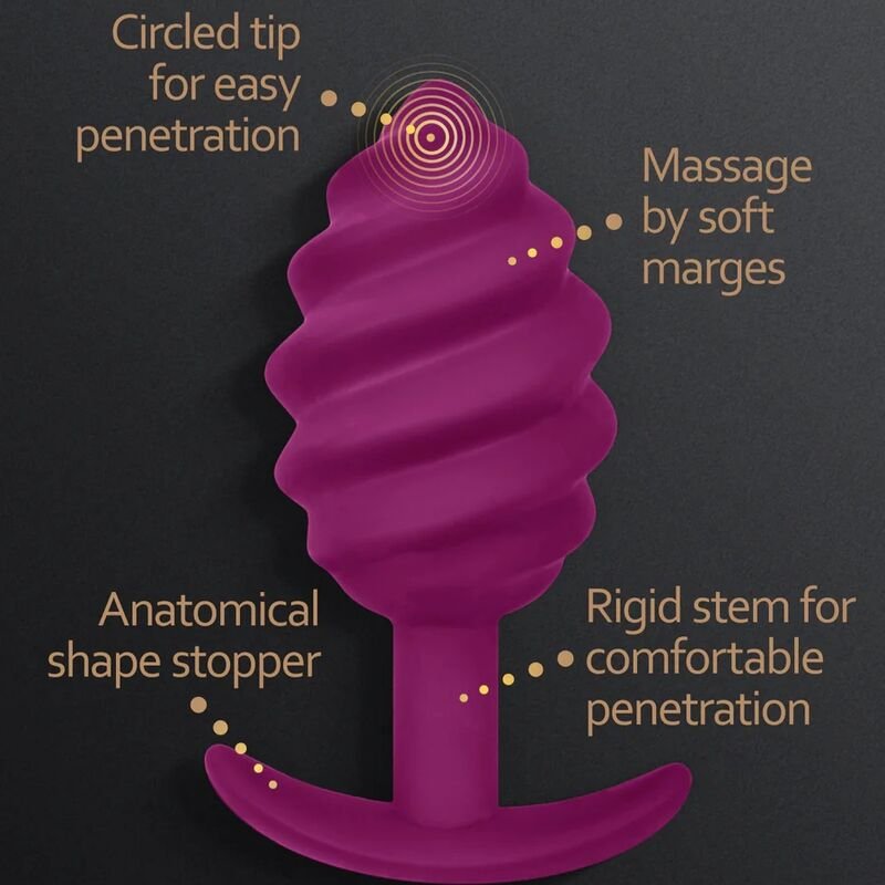 G-VIBE - GPLUG TWIST 2 PLUG ANAL VIOLET – Image 3