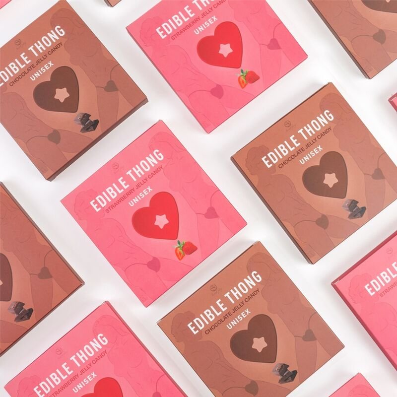 SECRET PLAY - Lingerie Comestible Cœur Saveur Fraise – Image 7