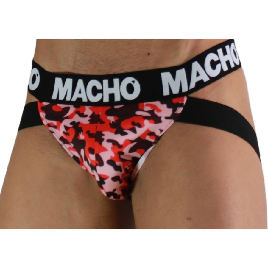 MACHO - MX28MR JOCK MILITAIRE ROUGE XL – Image 3