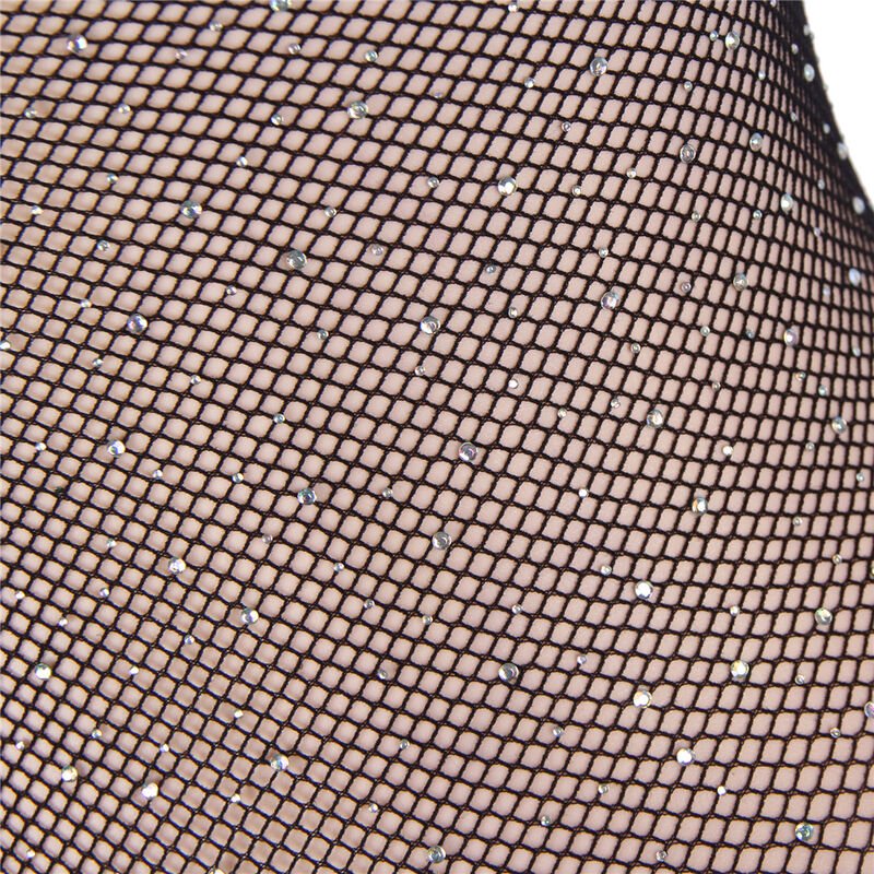 Subblime - 952297 Body Réseille Brillant Avec Épaules Dénudées Manches Longues Noir Taille Unique | SexDelice – Image 5