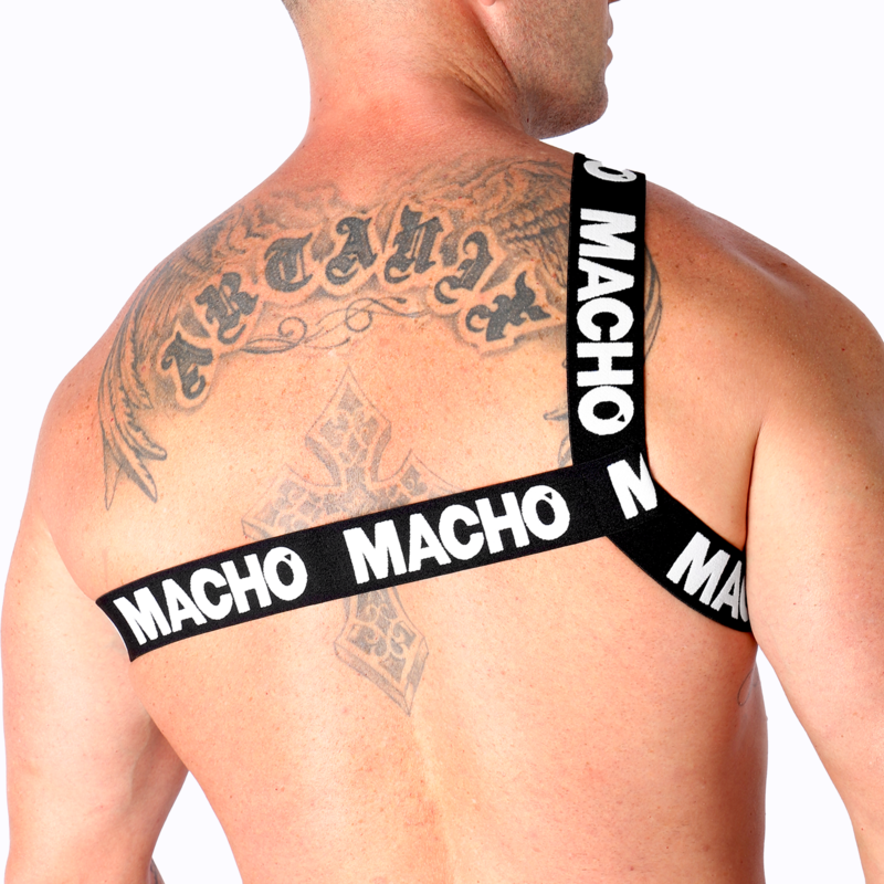 Macho - Harnais Romain Blanc L/xl | SexDelice – Image 4
