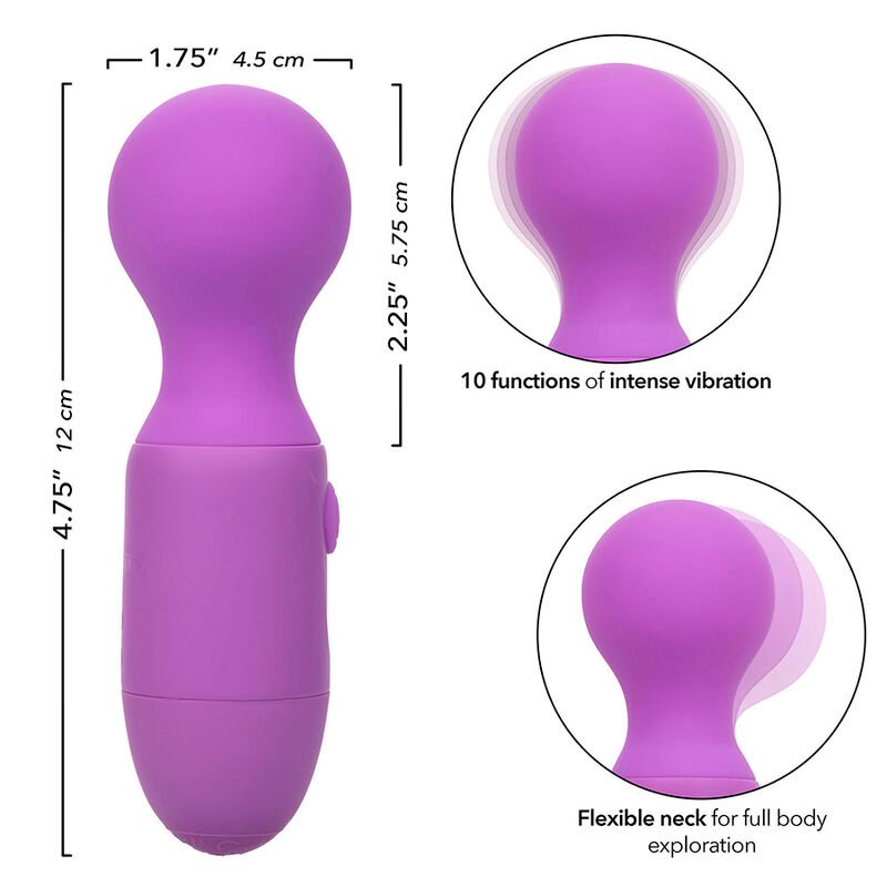 CALEXOTICS - FIRST TIME MASSEUR RECHARGEABLE 10 VIBRATIONS VIOLET – Image 9
