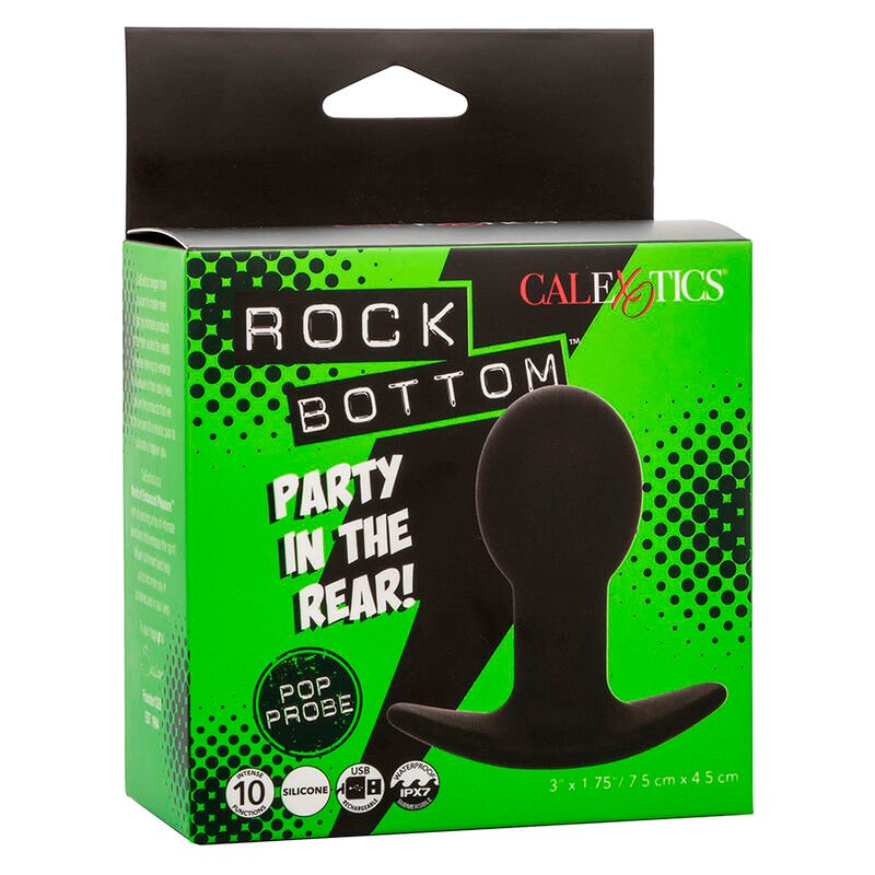 CALEXOTICS - ROCK BOTTOM PLUG ANAL 10 VIBRATIONS SILICONE NOIR – Image 11