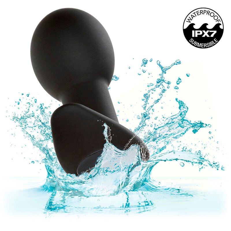 CALEXOTICS - ROCK BOTTOM PLUG ANAL 10 VIBRATIONS SILICONE NOIR – Image 10