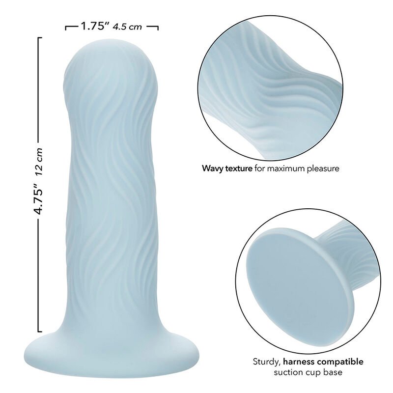 CALEXOTICS - WAVE RIDER PLUG ANAL EN MOUSSE BLEU – Image 8