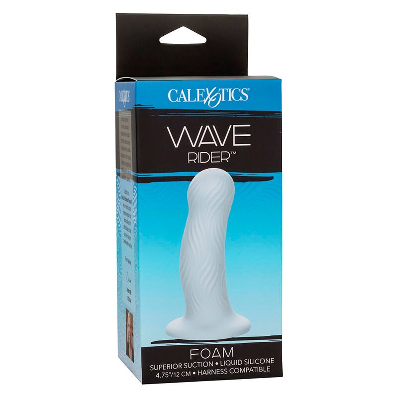 CALEXOTICS - WAVE RIDER PLUG ANAL EN MOUSSE BLEU – Image 10