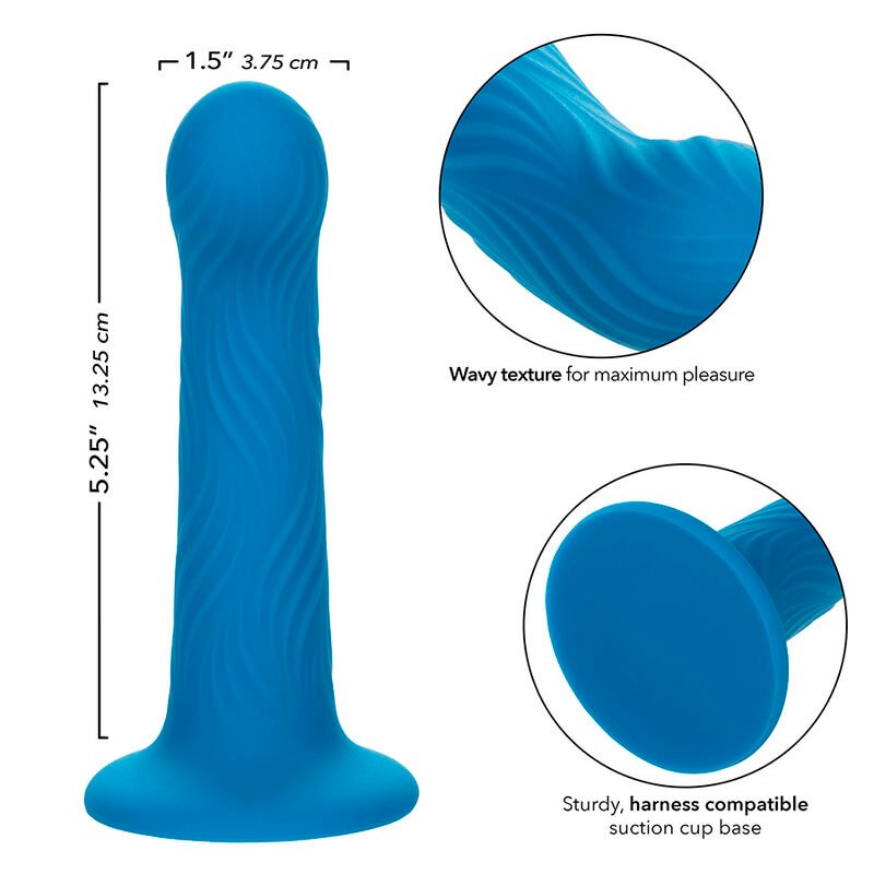 CALEXOTICS - WAVE RIDER PLUG ANAL RIPPLE BLEU – Image 8