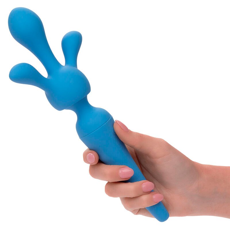 CALEXOTICS - COUTURE KIT VIBRATEUR WAND 10 VIBRATIONS BLEU – Image 8