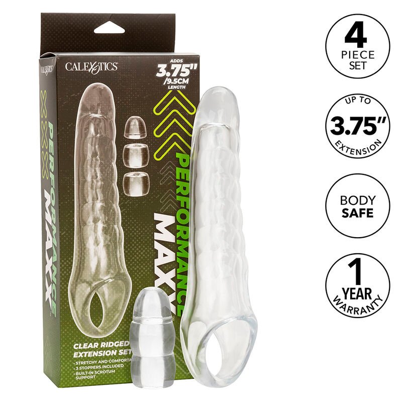 CALEXOTICS - MAXX EXTENSEUR DE PÉNIS RÉGLABLE TRANSPARENT – Image 3