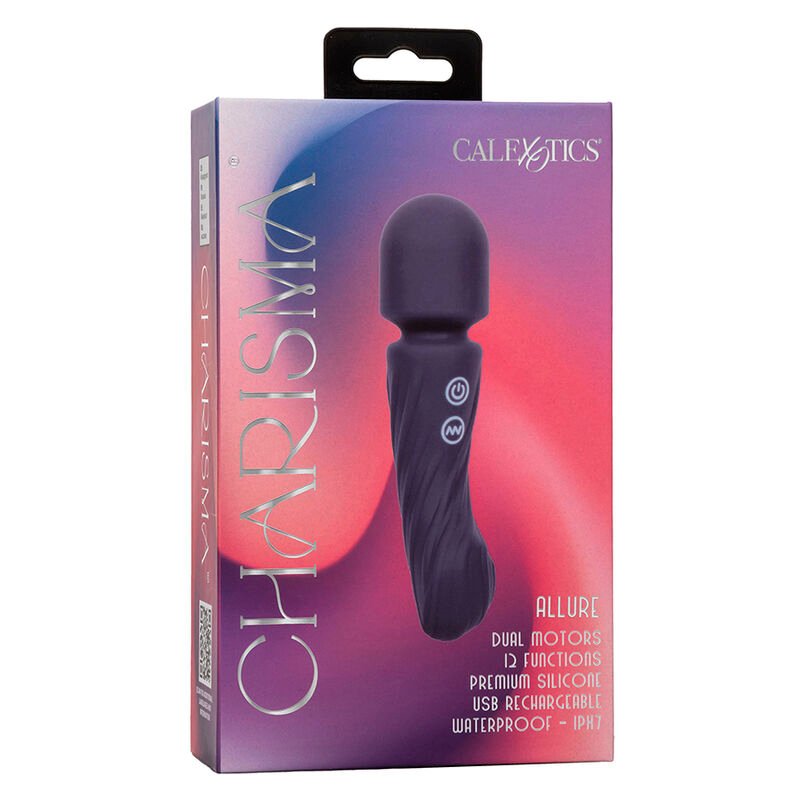 CALEXOTICS - CHARISMA ALLURE MASSEUR DOUBLE MOTEURS 12 FONCTIONS 17,25 CM X 4,5 CM VIOLET – Image 10