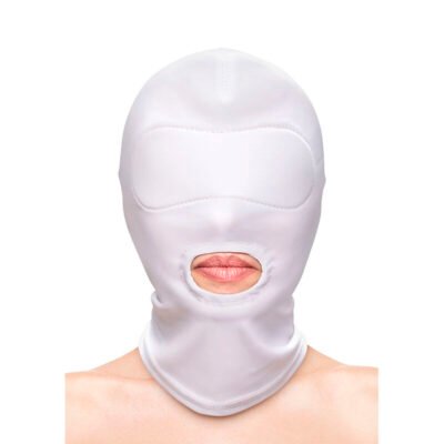NS NOVELTIES - FETISH & FASHION CAGOULE BOUCHE NYLON BLANC
