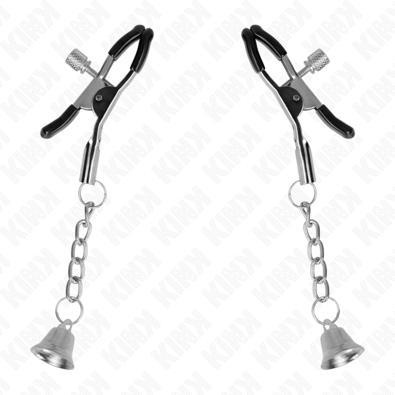 Kink - Pinces À Téléton Pendentif Cloche Argent 6 CM | SexDelice – Image 3