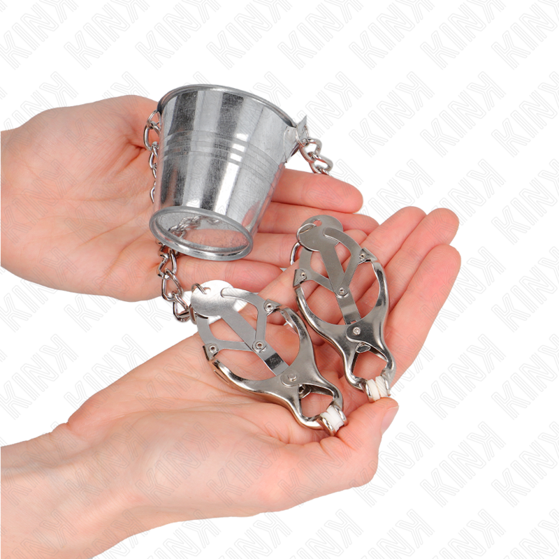 Kink - Pinces À Metelier Avec Seau Argent | SexDelice – Image 4